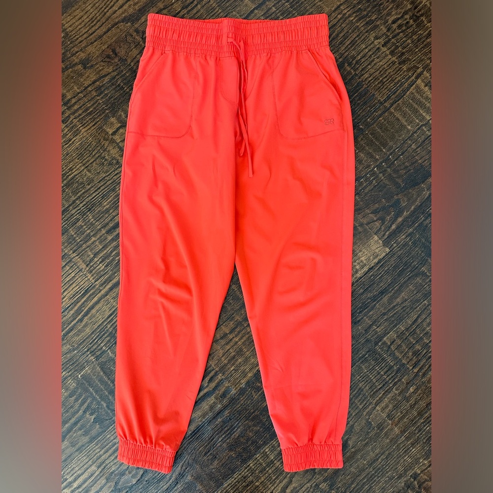 Albion Destination Large Joggers in Poppy Red-Orange